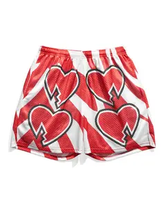 Chalk Line | Shawn Michaels HBK One Night Only 1997 Retro Shorts – WWE Wrestling Mesh Shorts for Men | Attitude Era Inspired Gym & Streetwear Athletic Shorts