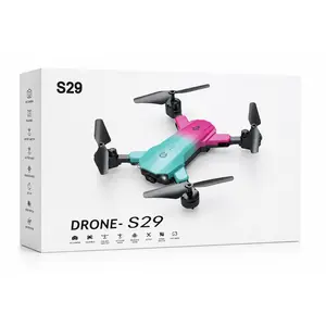 S29 Foldable Drone – Compact HD Camera Drone with One-Key Takeoff, Altitude Hold, Headless Mode &amp; 3D Flip