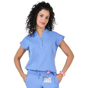 Ava Therese Piper Tuck In Oversized Scrub Top
