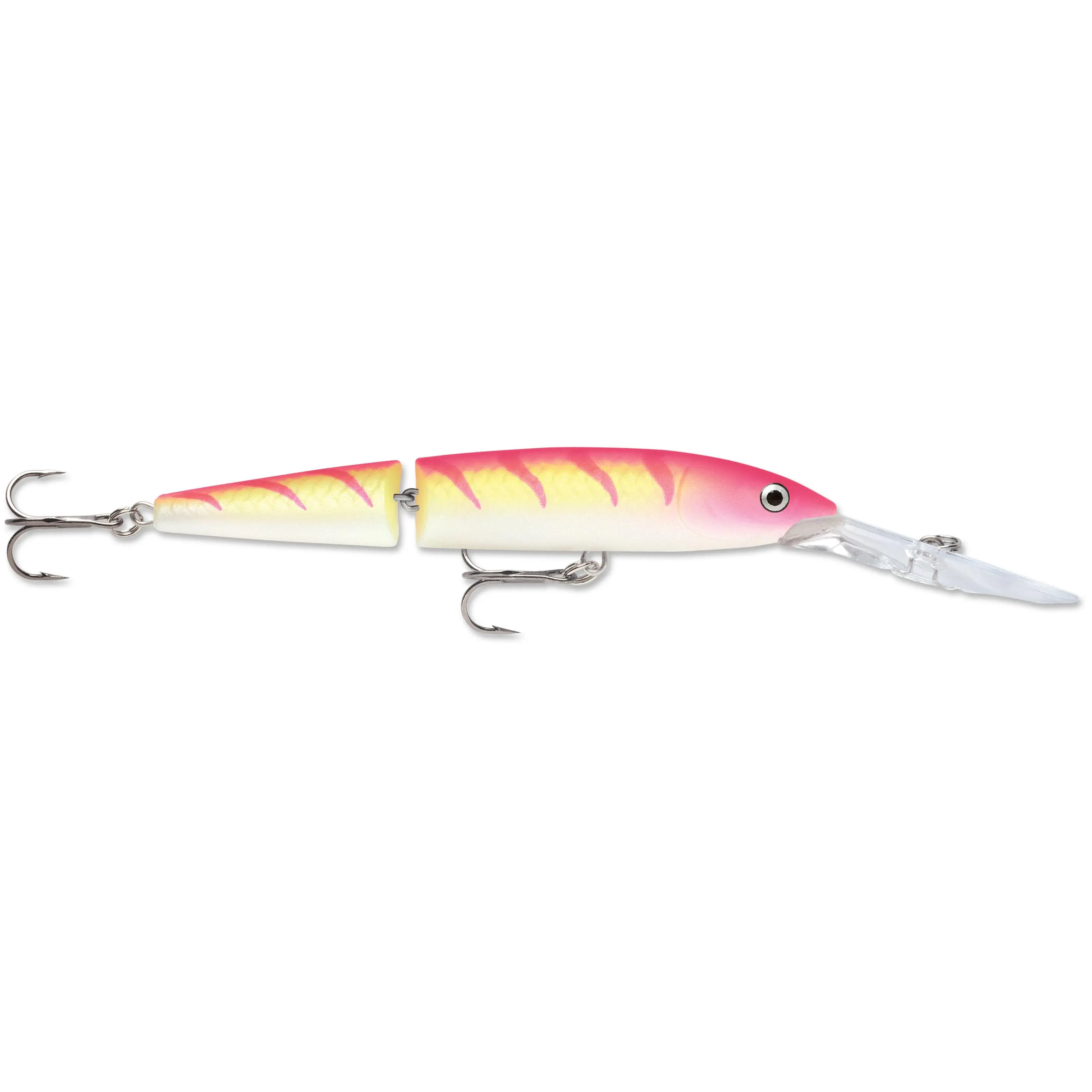 Rapala Jointed Deep Husky Jerk 12 Fishing Equipment - 4 3/4 inch Jerkbait, Trolling Minnow, Firetiger Fish Attractant Lures for Freshwater Gamefish, Blue Shad