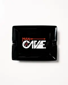 MAN CAVE PORCELAIN ASHTRAY