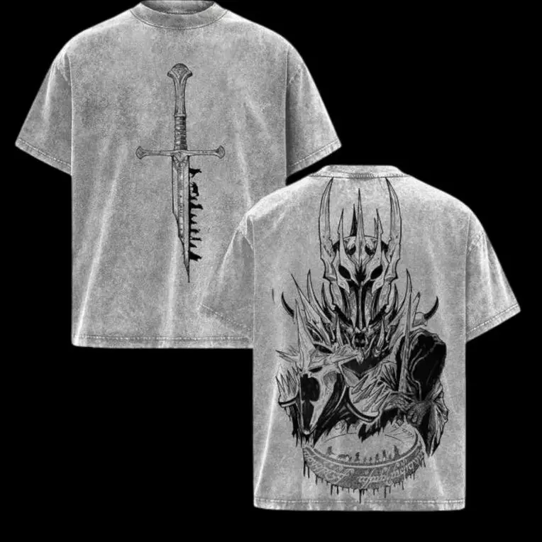 Sauron Dark Lord T-Shirt – Iconic LOTR Vintage Graphic Tee, Fashion Cotton, Full Colors, Full Sizes, For Men, For Women