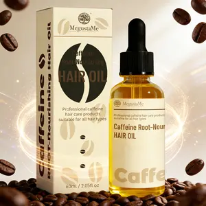 MegustaMe nourishing hair oil with coffee root, scalp-activating growth product (2 ounces) — awakens the scalp and promotes healthier hair; contains minoxidil; suitable for women; Aja Rubia Hair Products; Monte products; Brazilian bare shave syrup; Flocs