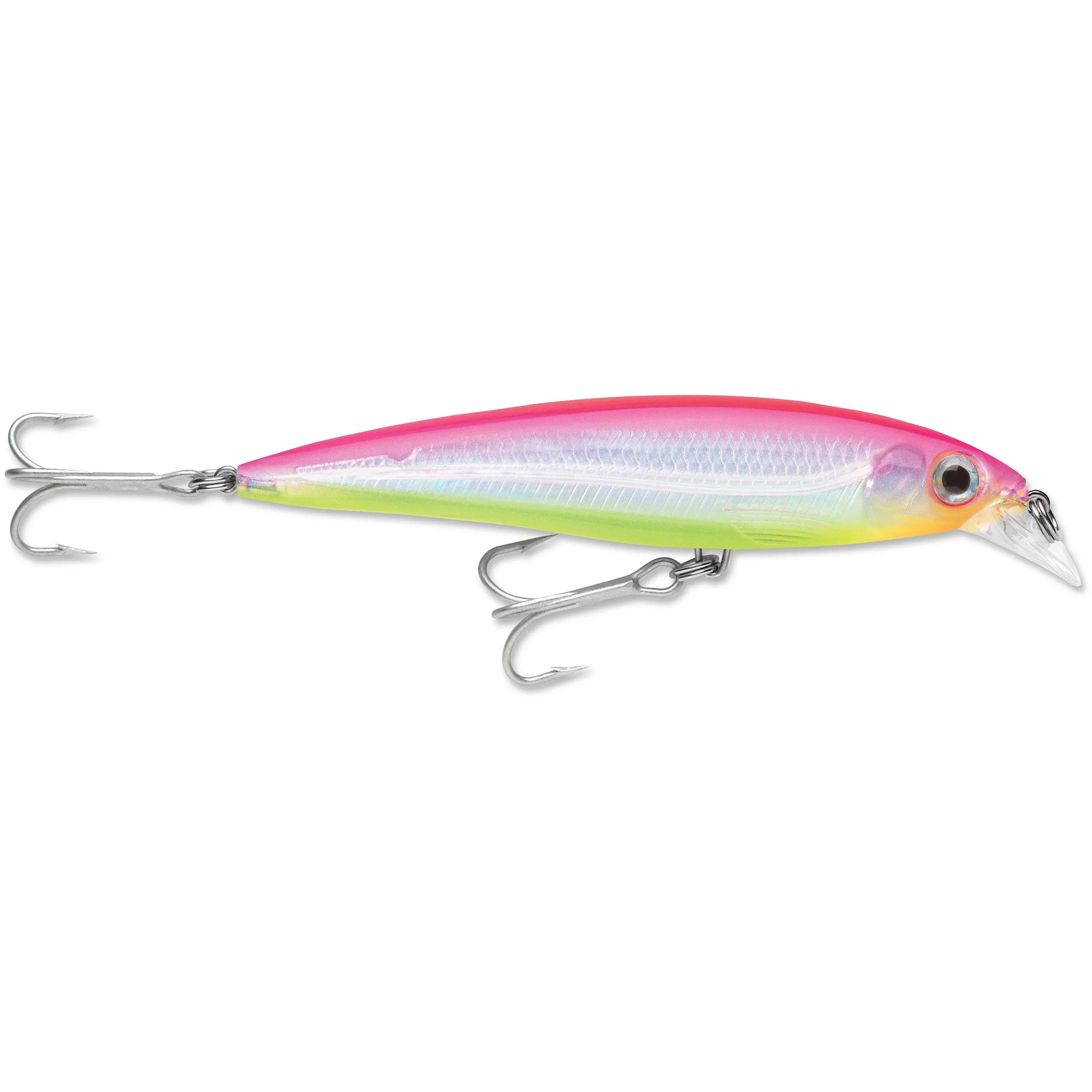 Rapala SXR-10 X-Rap Saltwater Rip Bait - 4 In, Holographic Eyes, Perma Steel, 7/16 Oz, Cast or Trolled, Classic Rapala Action Fishing Lure