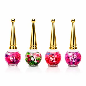 FLORAL CUTICLE OIL SET FOR NAILS ,DAILY NAIL- CUTICLE CARE OIL,MOISTURIZING FORMULA,4 PACK