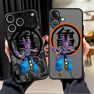 Anime Beerus Funda Back Phone Cover Case for Iphone 17 16 15 14 13 12 11 17Air Plus Pro Promax Samsung Galaxy S26 S25 S24 S23 S22 Christmas Gift