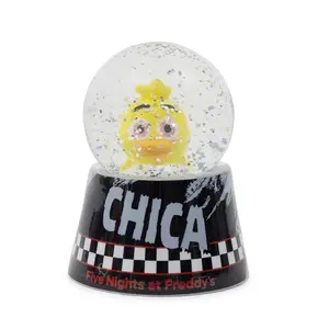 Five Nights At Freddy's Chica 3-Inch Mini Light-Up Snow Globe