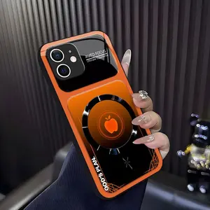 “God’s Plan” MagSafe phone case — neon cyberpunk faith magnetic cover for iPhone 12 — 975