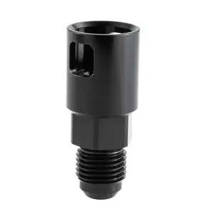 Alloyworks -6AN Fuel Adapter Fitting to 3/8 GM LS W/ Clip Female Quick Connect Black