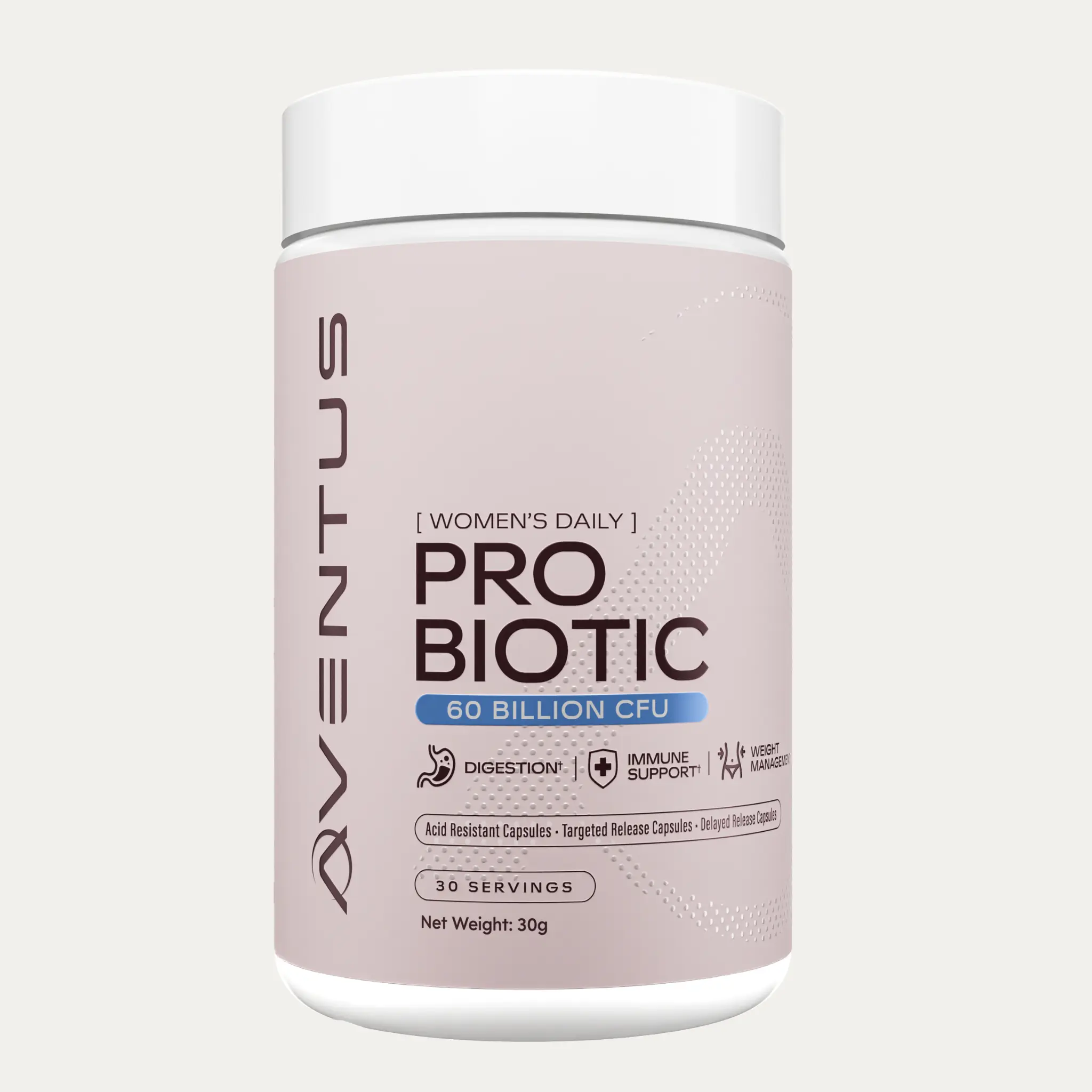 Aventus Women's Daily Probiotic 60 Billion CFU - Digestive System Immune Support Gut Probiotics for Healthy Gut Health & Well-being