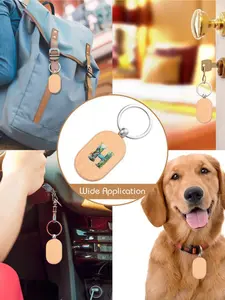 Ocean Themed A-Z Wooden Alphabet Keychain Blank customizable wooden charm, ideal for bag decoration and daily accessories. Great summer travel accessory and thoughtful teacher gift.