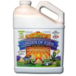 212 MAIN Urban Farm Fertilizers GE64 Garden of Eden 64 Fl. Oz Calcium-Rich Hydroponics Nutrient Blend, Indoor Flowering Bloom Nutrient, Outdoor Gardening
