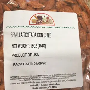 Spanish Peanuts With Chile 16oz 1lbs