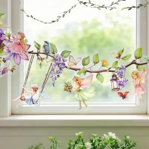 Fairy Party Decorations Flower Banner for Fairy Birthday Girls Baby Shower First Birthday Garden Party Celebration Indoor Outdoor Fairy Tale Decorations