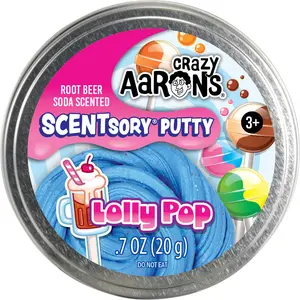 Crazy Aaron's Lolly Pop Root Beer Scentsory Putty 3" Tin