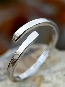 1 PC Simple Ring For Women For Engagement Party Jewelry Valentine's Day Gift