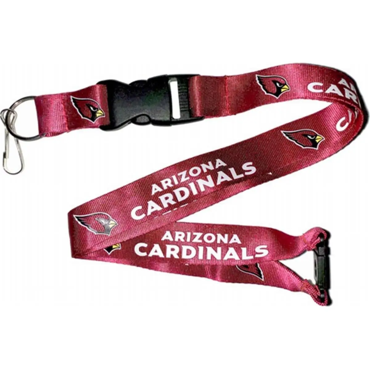 Aminco International Team Logo Detachable Clip Lanyard - Office Identification Supply for Arizona Cardinals Fans, Fits ID Badge, ID Cards, Name Tags, Sports Fan Gift, Lanyard For Id Badge, Name Tag Lanyards
