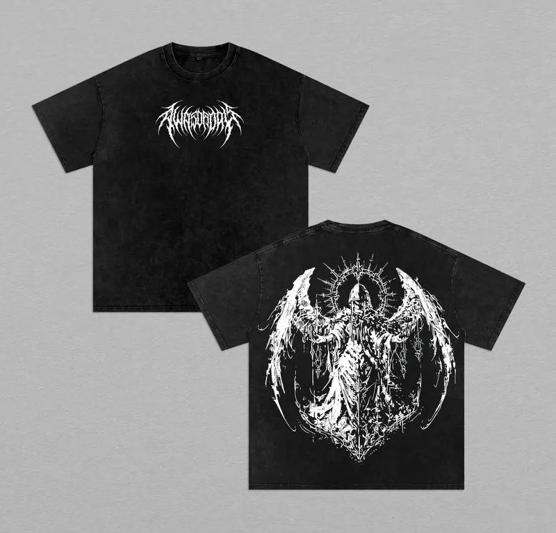 valentine shirts Y2K Gothic Angel Washed Hoodie & Tshirt – Dark Aesthetic Streetwear, 2k Clothing,Menswear Oversized Tops, gym,Clothing,Clothes gothic y2k, Vintage Men