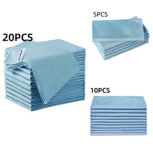 Microfiber Cleaning Cloths - Chemical-Free, Lint-Free, Scratch-Free, Super Absorbent Reusable, Super Soft Glass & Multi-Surface Towels for Windows, Mirrors, Auto, Electronics - Electronics Safe Cleaning