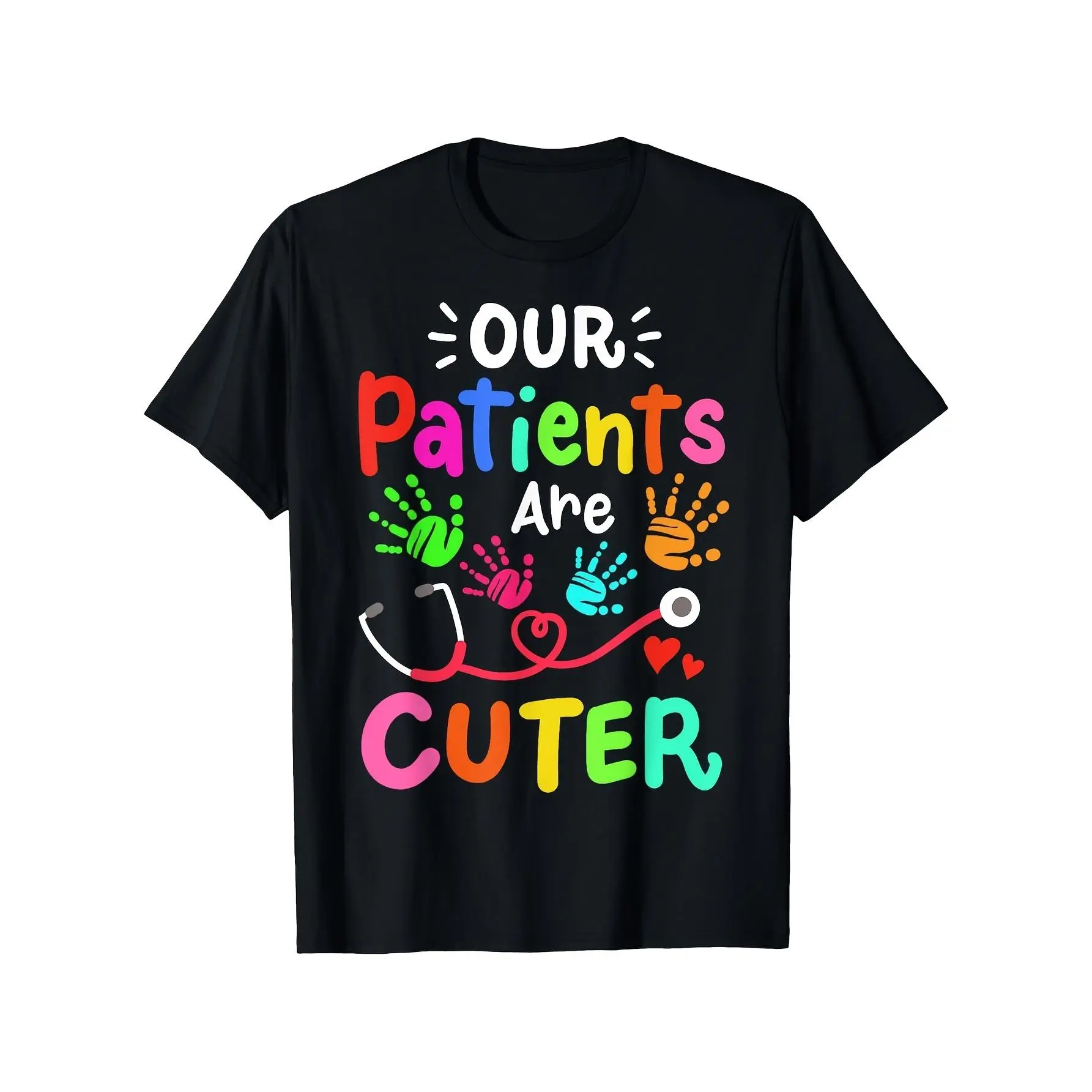 'S & 'S Short  [100% Cotton] 100% CottonPediatrician Pediatric Doctor Pediatric Nurse T-Shirt Graphic Tees Men T-Shirt Funny Tshirt S-XXXXXL Same Style for Men and Women 2026 Summer Short-sleeved Printed T-shirt 180g