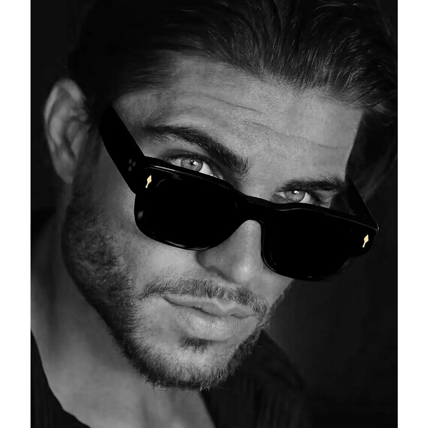 Thick Frame Square Sunglasses Chunky Rectangle UV400 Protection Thick Square Sunglasses for Men Women Retro Chunky Rectangle  main image 2