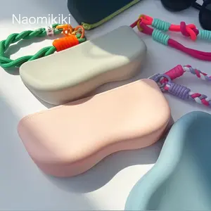 Universal Sunglasses Storage Bag with Lanyard Soft and Light Gift for Women Men