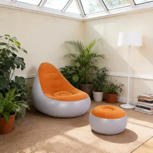 Premium single-person beanbag chair, tatami style sofa bed, foldable inflatable mattress for small apartments and bedrooms.