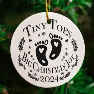 Biggest Christmas Joy Baby Ornament