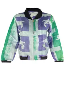 NADIA BOMBER JACKET - Vintage Kantha - Abstract