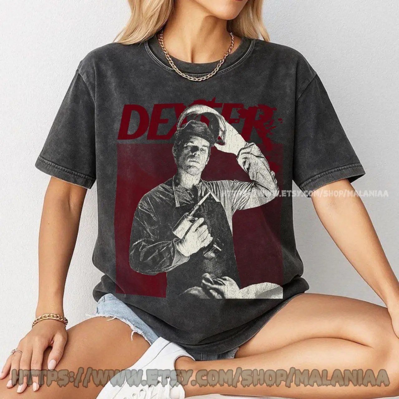Dexter Morgan T-shirt, Dexter Horror Movie Halloween T-Shirt, Dexter Tv Series Shirt, Vintage Movie Shirt, Retro Movie Fan Gift HIRB