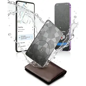 2026 Wallet Tracker Card (iOS and Android) Slim Tracking Card, Battery Bluetooth Smart Card, Work with Apple Find My & Google Find Hub, GPS Locator for Luggage, Passports, Keys, Backpack