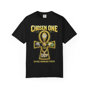 Chosen One Ankh Drip graphic T-Shirt | Egyptian Ankh jewelry design