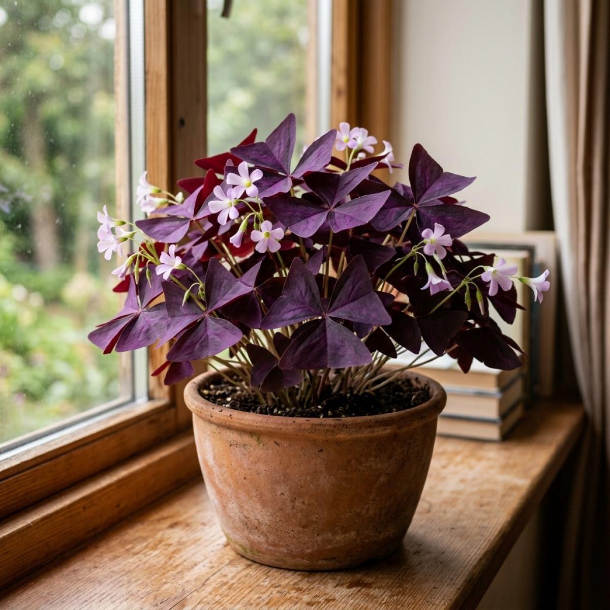 Purple Leaf Oxalis Bulbs for Garden Planting Non-GMO Easy to Grow Indoor Outdoor Perennial Flower Bulbs Hardy for Spring Autumn Planting