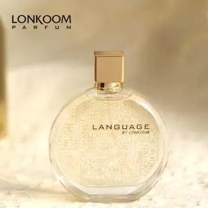 LONKOOM Language Perfume Holiday Gift EDP Pefume  WOODY  Floral Notes For Women Elegant scents Long Lasting Perfume 100ml LANGUAGE GOLD by Lonkoom