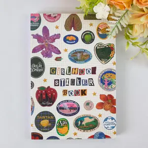 2026 New Retro Style Sticker Book (1260 Stickers Included) - Office Stationery Art Supplies for DIY Scrapbooking, Cute DIY Gifts for Girls