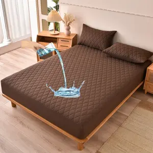 Waterproof Mattress Cover Set, Multiple Colors Available, 100% Waterproof Deep Pocket 30cm, Soft Breathable Bed Protection for Bedroom, Soft Breathable Bedding