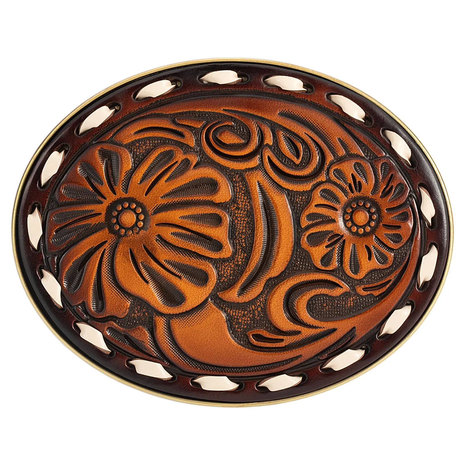 Western Belt Buckle – 3D Engraved Genuine Leather Cowboy & Cowgirl Belt Buckle Fits 1.5 Inch Belts， Western Style Accessory，Handcrafted Bespoke Belt Buckle，Cowboy Belt Buckle，Belt Buckles Woman，Western Belt Buckle,Texas Belt Buckle,Gift for Cowboy