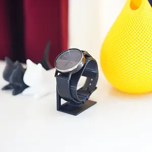 1PC Black Plastic Universal Watch Stand - Desktop Storage & Display Holder, Multi-Functional Organizer for Watches, Fashionable Watch Accessories