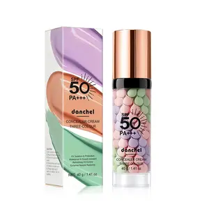 3-In-1 Color Correcting Glow Filter Primer SPF 50 UV, Brightening Hydrating Oil Control Moisturizer Cream, Long-Lasting Makeup Base for Flawless Skin Tone #GLOBAL PICKS