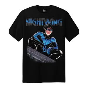 Nightwing V3 Tee, Vintage Movie T-Shirt, Retro Movie Shirt, Fashion Cotton, Full Colors, Full Sizes, For Men, For Women