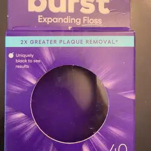 Mint Eucalyptus Expanding Dental Floss - Black Expanding,Stain-Absorbing, Woven Floss, Vegan, Paraben Free, Removes Plaque