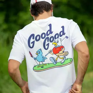 Good Good Golf Shirt - Funny Bird Graphic Tee Hoodie or Sweatshirt for Men and Women Casual Golfers and Fun Course Outfits, Casual Top Unisex