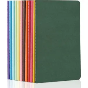 12 Pack Colorful Blank Bulk Notebooks, A5 Journals with 12 Colors, 60 Pages/30 Sheets, 8.3x5.5 Inch Plain Paper, Travel Writing Journals for Work & School