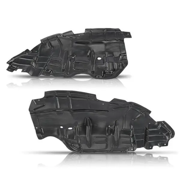 OE Standard Engine Splash Shield Under Cover Pair Set - Left & Right Splash Guards, Rainwater-Resistant, Original Design Fit for 2015-2017 Toyota Camry, Resists Rainwater