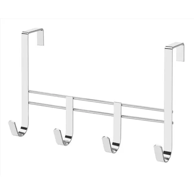 Whitmor 5044121 Metal Closet Organizer Hook, White, Decor-Friendly, for Hooks & Rails Over-the-Door Hanging Setups, & Rails Over-The-Door Hanging Hooks