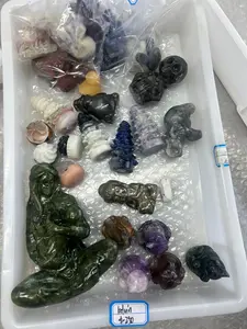 multiple crystal carvings and DIY charms