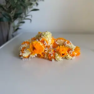 marigold bloom gajra set