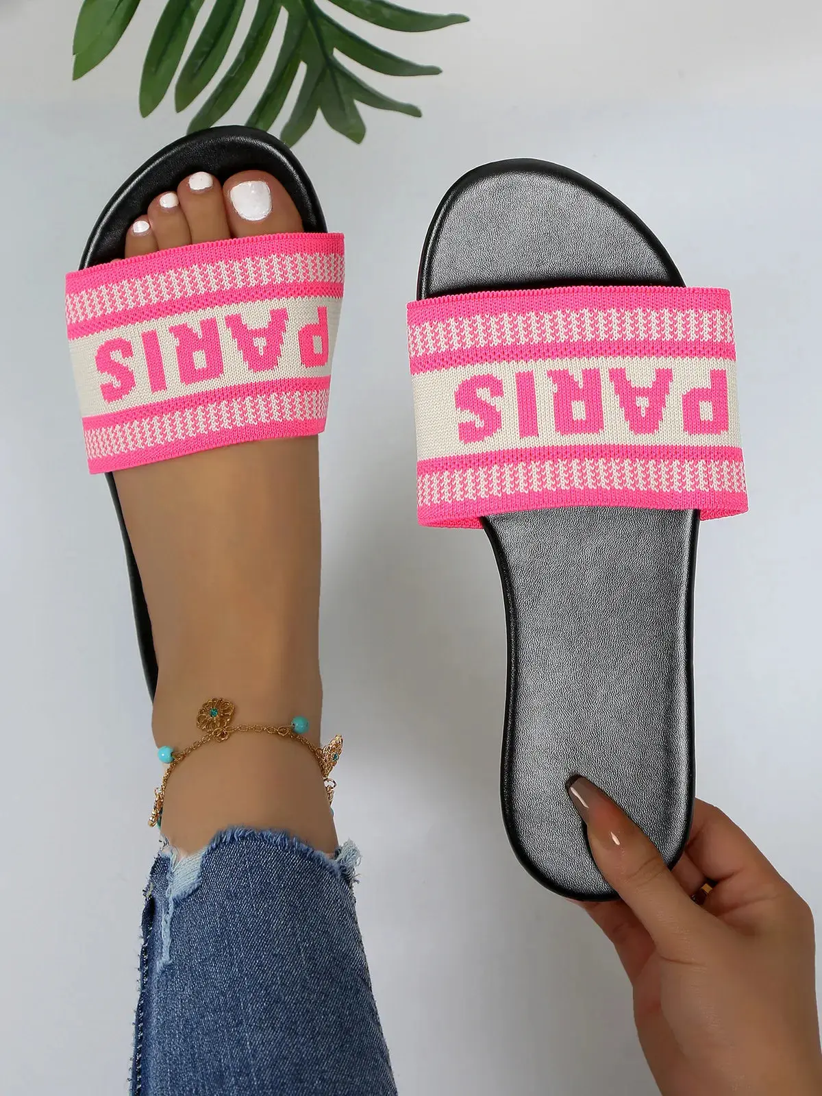 Pink Paris Sandals