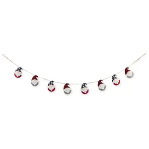 Design Imports Gnome Santa Garland