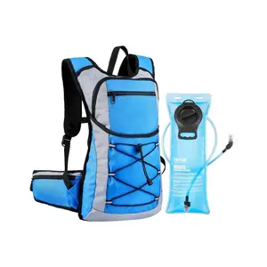 VEVOR Hydration Backpack, 15L Insulated Hydration Pack Backpack with 3L TPU Water Bladder, Hiking Water Backpack with Storage for Men Women, Hydro Water Daypack for Hiking Running Cycling Camping